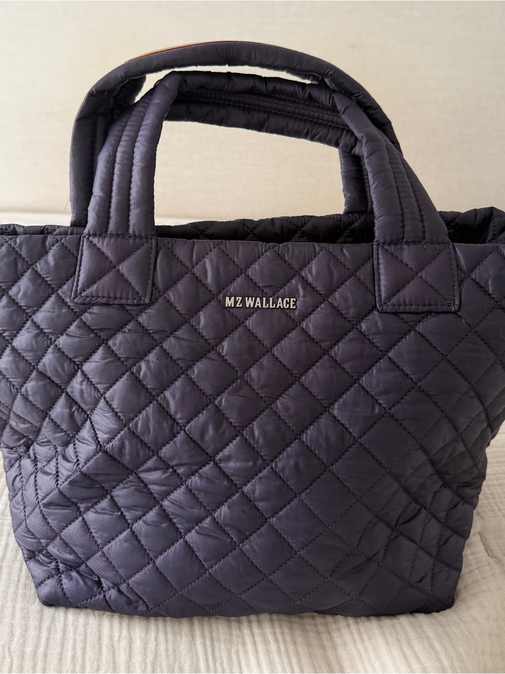 NWT MZ Wallace Small Metro Tote Deluxe Amethyst Oxford